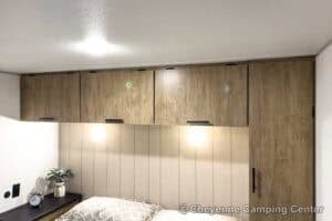 2026 Forest River Cherokee Grey Wolf 27GH Front Kitchen Travel Trailer Interior Image