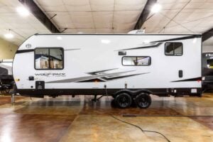 2026 Forest River Cherokee Wolf Pack 24-14.5 Toy Hauler Travel Trailer Exterior Image