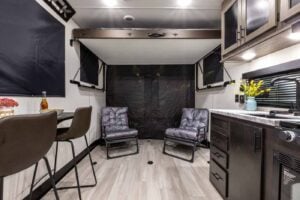 2026 Forest River Cherokee Wolf Pack 24-14.5 Toy Hauler Travel Trailer Interior Image