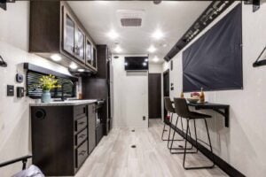 2026 Forest River Cherokee Wolf Pack 24-14.5 Toy Hauler Travel Trailer Interior Image