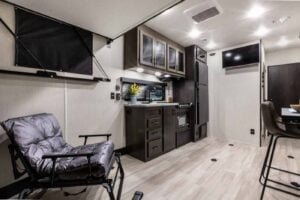 2026 Forest River Cherokee Wolf Pack 24-14.5 Toy Hauler Travel Trailer Interior Image