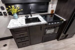 2026 Forest River Cherokee Wolf Pack 24-14.5 Toy Hauler Travel Trailer Interior Image