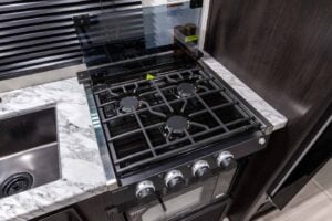 2026 Forest River Cherokee Wolf Pack 24-14.5 Toy Hauler Travel Trailer Interior Image