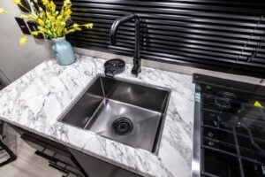 2026 Forest River Cherokee Wolf Pack 24-14.5 Toy Hauler Travel Trailer Interior Image