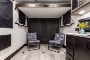 2026 Forest River Cherokee Wolf Pack 24-14.5 Toy Hauler Travel Trailer Interior Image