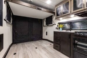 2026 Forest River Cherokee Wolf Pack 24-14.5 Toy Hauler Travel Trailer Interior Image