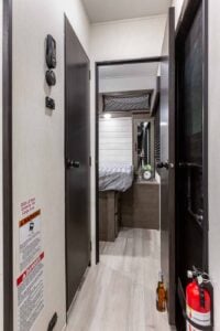 2026 Forest River Cherokee Wolf Pack 24-14.5 Toy Hauler Travel Trailer Interior Image