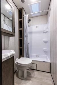 2026 Forest River Cherokee Wolf Pack 24-14.5 Toy Hauler Travel Trailer Interior Image