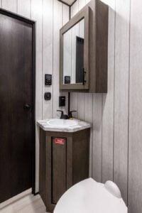 2026 Forest River Cherokee Wolf Pack 24-14.5 Toy Hauler Travel Trailer Interior Image