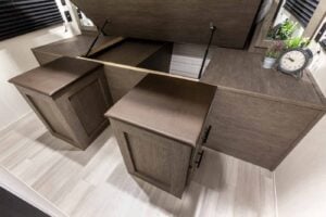 2026 Forest River Cherokee Wolf Pack 24-14.5 Toy Hauler Travel Trailer Interior Image