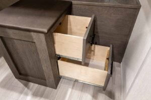 2026 Forest River Cherokee Wolf Pack 24-14.5 Toy Hauler Travel Trailer Interior Image