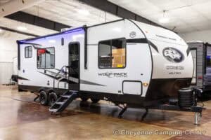 2026 Forest River Cherokee Wolf Pack 25-14 Toy Hauler Travel Trailer Exterior Image
