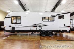 2026 Forest River Cherokee Wolf Pack 25-14 Toy Hauler Travel Trailer Exterior Image