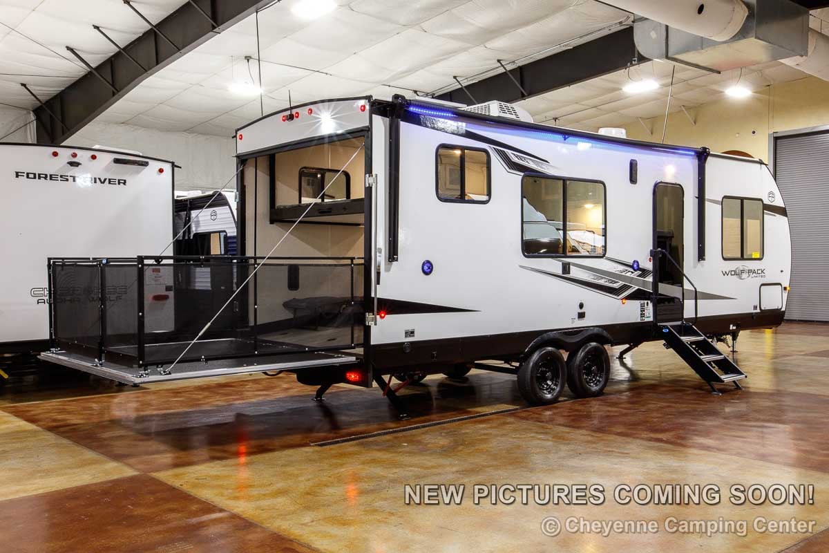 2027 Forest River Cherokee Wolf Pack 25-14 Toy Hauler Travel Trailer Enterior Image