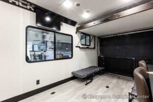 2026 Forest River Cherokee Wolf Pack 25-14 Toy Hauler Travel Trailer Interior Image