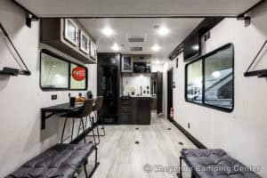 2026 Forest River Cherokee Wolf Pack 25-14 Toy Hauler Travel Trailer Interior Image