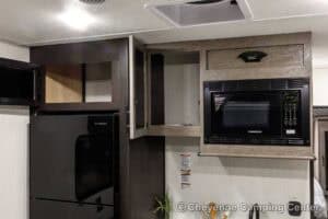 2026 Forest River Cherokee Wolf Pack 25-14 Toy Hauler Travel Trailer Interior Image