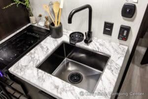 2026 Forest River Cherokee Wolf Pack 25-14 Toy Hauler Travel Trailer Interior Image