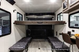 2026 Forest River Cherokee Wolf Pack 25-14 Toy Hauler Travel Trailer Interior Image