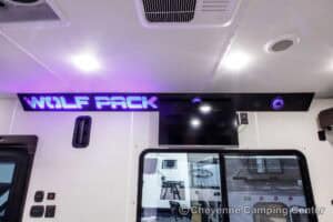 2026 Forest River Cherokee Wolf Pack 25-14 Toy Hauler Travel Trailer Interior Image