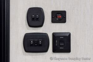 2026 Forest River Cherokee Wolf Pack 25-14 Toy Hauler Travel Trailer Interior Image