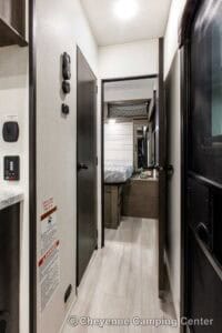 2026 Forest River Cherokee Wolf Pack 25-14 Toy Hauler Travel Trailer Interior Image