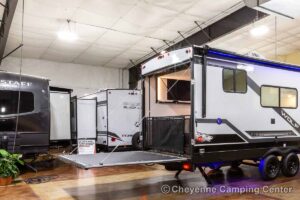 2027 Forest River Cherokee Wolf Pack 25-14 Toy Hauler Travel Trailer Exterior Image
