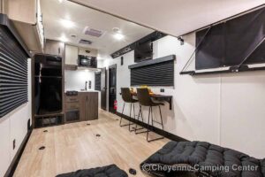 2027 Forest River Cherokee Wolf Pack 25-14 Toy Hauler Travel Trailer Interior Image