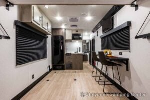 2027 Forest River Cherokee Wolf Pack 25-14 Toy Hauler Travel Trailer Interior Image
