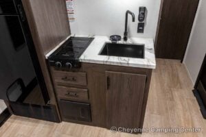 2027 Forest River Cherokee Wolf Pack 25-14 Toy Hauler Travel Trailer Interior Image