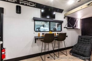 2027 Forest River Cherokee Wolf Pack 25-14 Toy Hauler Travel Trailer Interior Image