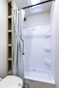 2027 Forest River Cherokee Wolf Pack 25-14 Toy Hauler Travel Trailer Interior Image