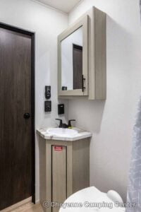 2027 Forest River Cherokee Wolf Pack 25-14 Toy Hauler Travel Trailer Interior Image