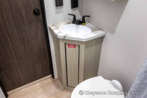 2027 Forest River Cherokee Wolf Pack 25-14 Toy Hauler Travel Trailer Interior Image