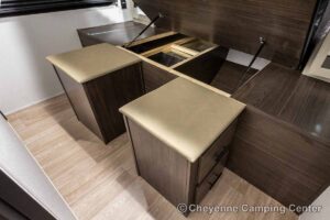 2027 Forest River Cherokee Wolf Pack 25-14 Toy Hauler Travel Trailer Interior Image