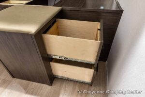2027 Forest River Cherokee Wolf Pack 25-14 Toy Hauler Travel Trailer Interior Image