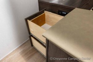 2027 Forest River Cherokee Wolf Pack 25-14 Toy Hauler Travel Trailer Interior Image