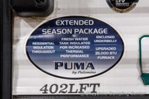 2026 Forest River Palomino Puma 402LFT Destination Trailer Exterior Image