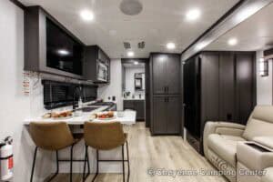 2026 Forest River Flagstaff Classic 826KBS Couples Travel Trailer Interior Image