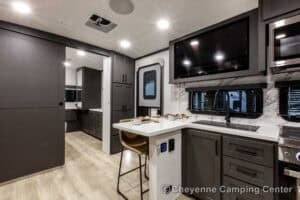 2026 Forest River Flagstaff Classic 826KBS Couples Travel Trailer Interior Image