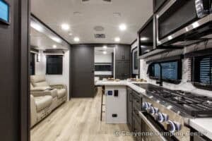 2026 Forest River Flagstaff Classic 826KBS Couples Travel Trailer Interior Image