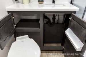 2026 Forest River Flagstaff Classic 826KBS Couples Travel Trailer Interior Image