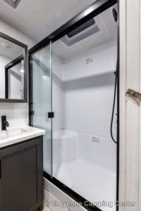 2026 Forest River Flagstaff Classic 826KBS Couples Travel Trailer Interior Image