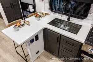 2026 Forest River Flagstaff Classic 826KBS Couples Travel Trailer Interior Image