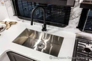 2026 Forest River Flagstaff Classic 826KBS Couples Travel Trailer Interior Image