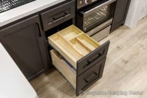 2026 Forest River Flagstaff Classic 826KBS Couples Travel Trailer Interior Image