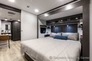 2026 Forest River Flagstaff Classic 826KBS Couples Travel Trailer Interior Image