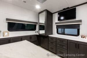 2026 Forest River Flagstaff Classic 826KBS Couples Travel Trailer Interior Image
