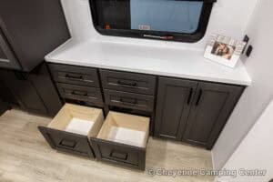 2026 Forest River Flagstaff Classic 826KBS Couples Travel Trailer Interior Image