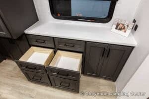 2026 Forest River Flagstaff Classic 826KBS Couples Travel Trailer Interior Image